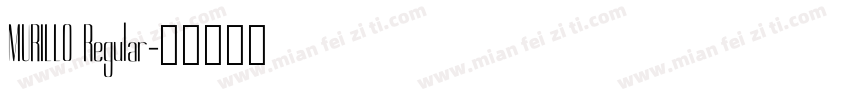 MURILLO Regular字体转换